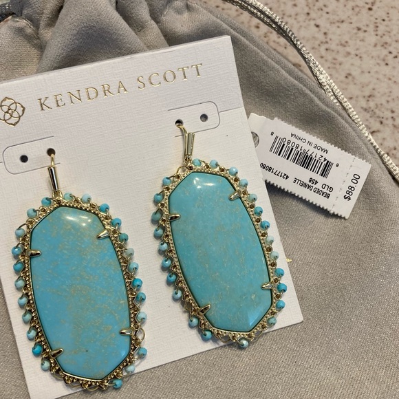 NWT - Kendra Scott - Beaded Danielle Earrings - Picture 6 of 6